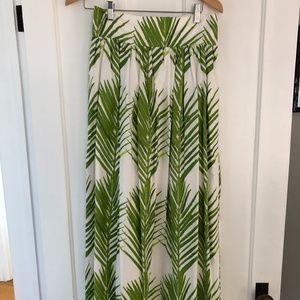 Katie Kime Pam Leaf Maxi Skirt